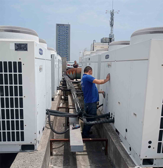 索县中央空调制热和不制冷系统维修方法